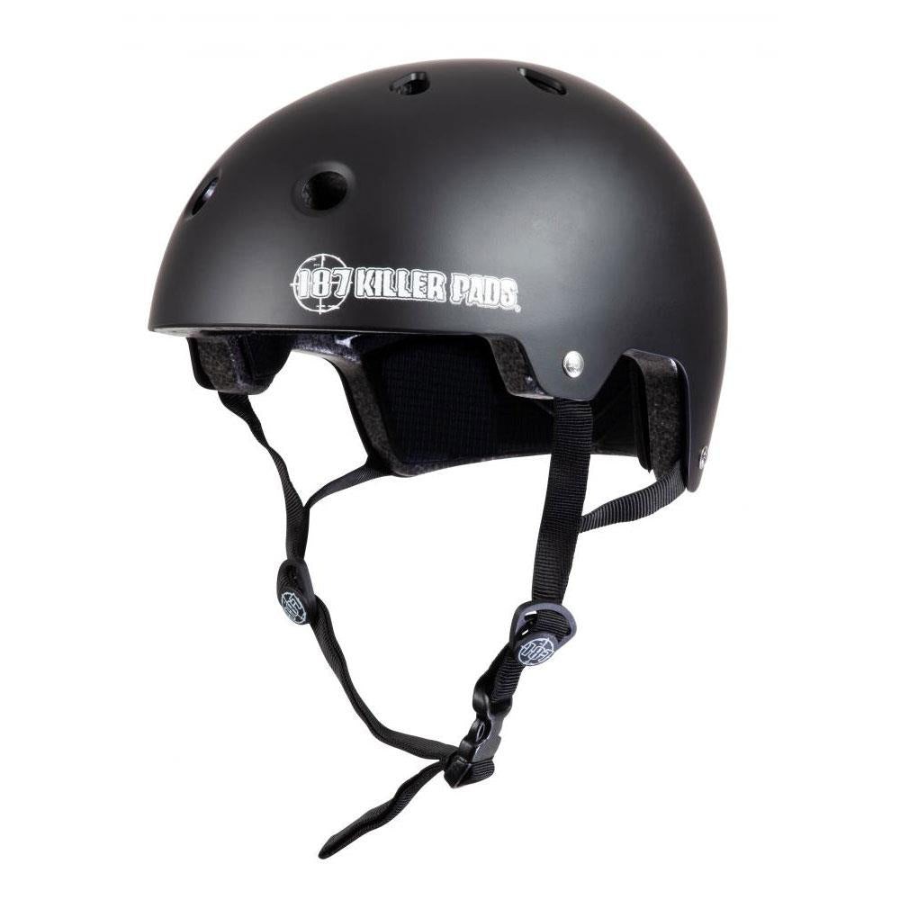 An image of 187 Killer Pads Certified Helmet - Matte Black X Small/Small (Junior) Helmets