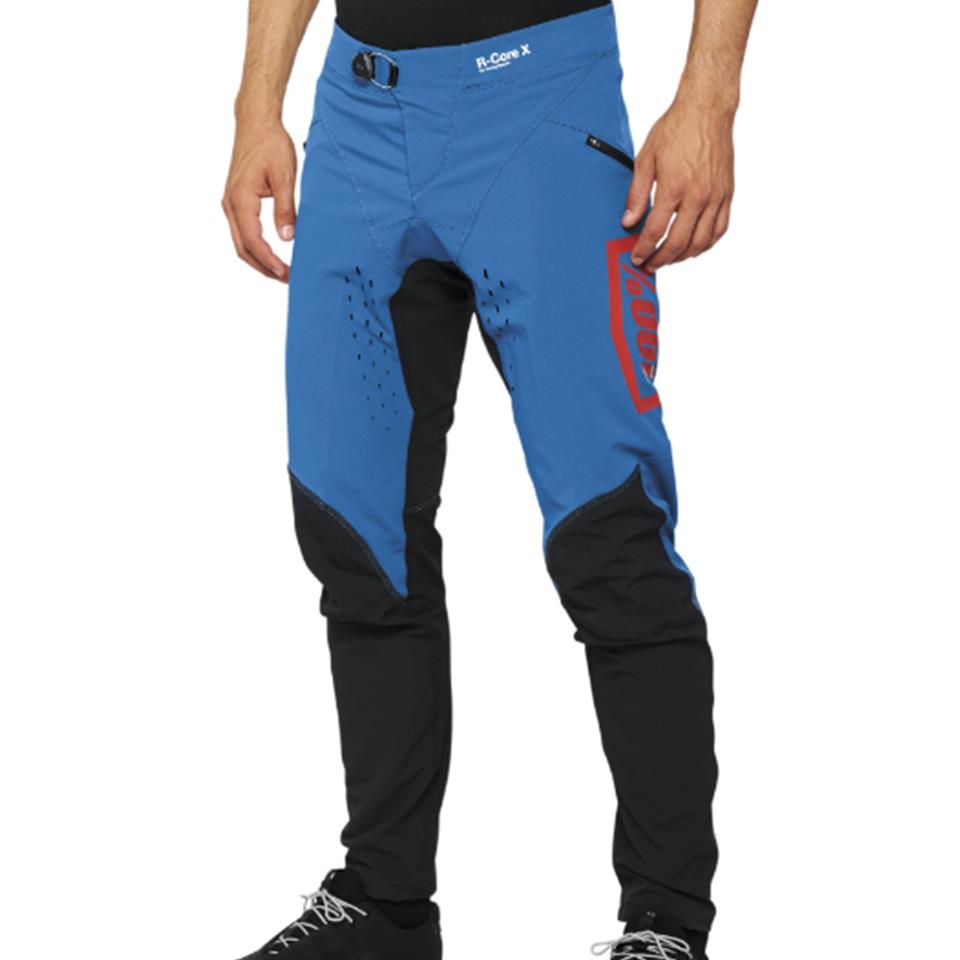 An image of 100% R-Core-X 2022 Race Pants - Slate Blue 30 Race Pants