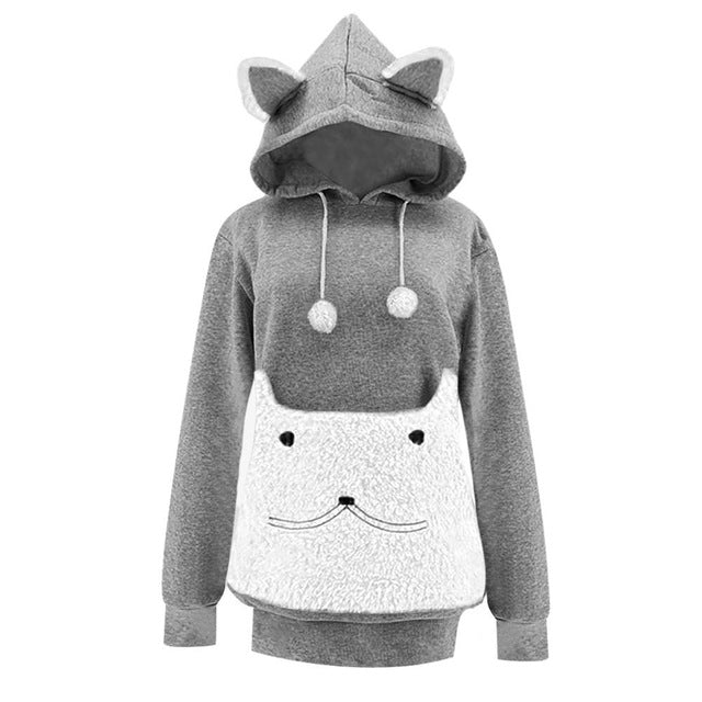 cat carrier pouch pocket hoodie