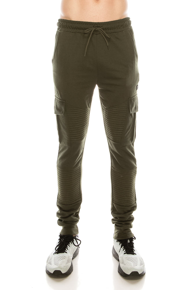 slim fit fleece joggers