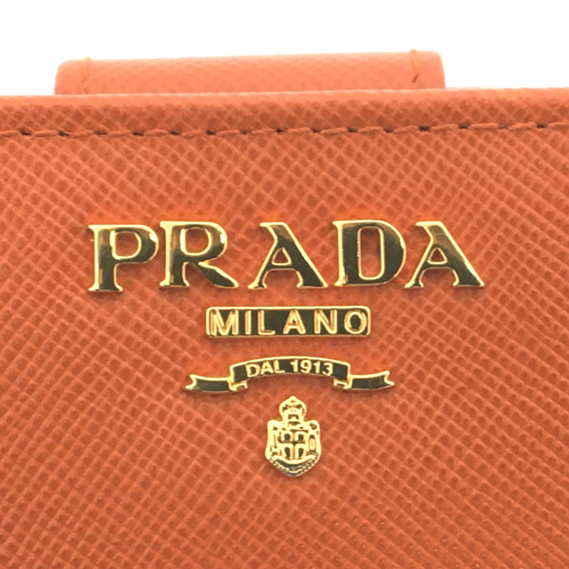 PRADA サフィアーノ 二つ折り財布 オレンジ 激安限定販売 pcfymca.org