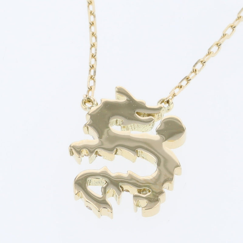 アーカー ネックレス ドラゴン パヴェ ダイヤモンド0.10ct