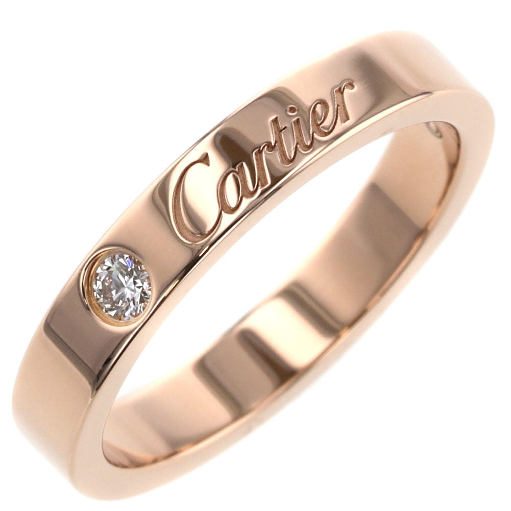 カルティエ Cartier エングレーブド ダイヤ リング size48