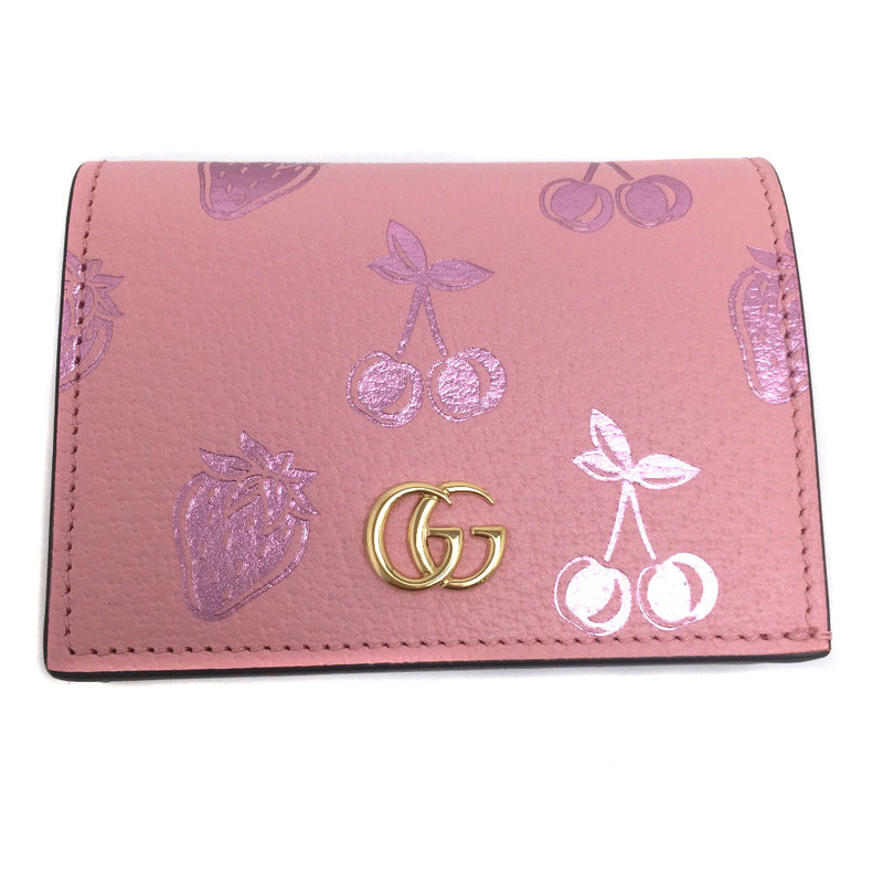 GUCCI GGマーモント バレンタインデーウォレット 財布 ピンク グッチ