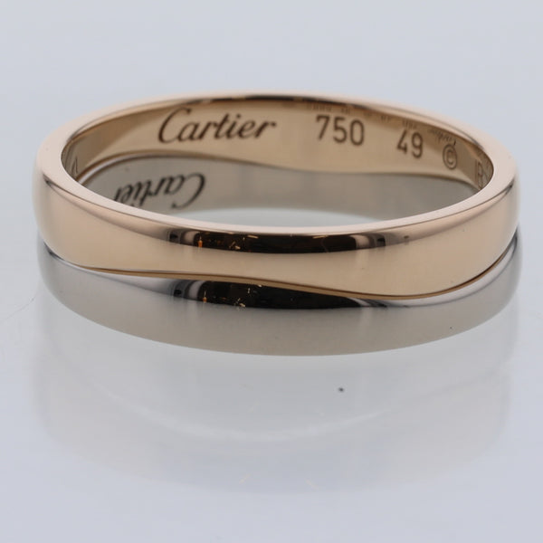 磨き済み］Cartier C ドゥカルティエ リング 49号 エングレーブド-