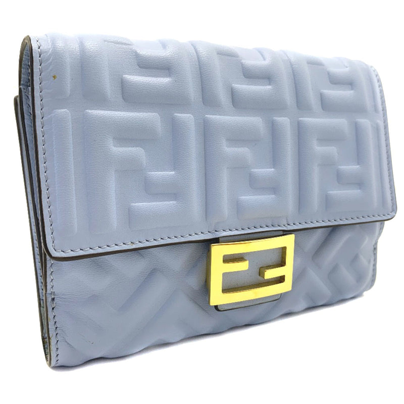 日本製・綿100% FENDI 二つ折り財布 F F型押し - 通販 - www