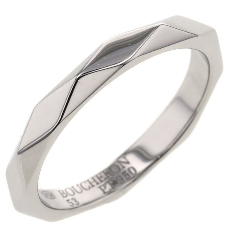 ブシュロン リング 指輪 ファセット ミディアム 幅2.8ｍｍ プラチナ