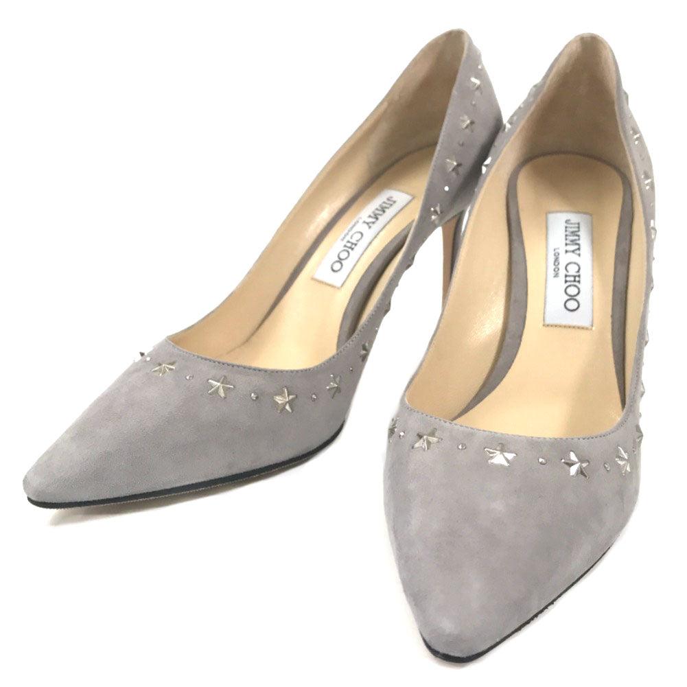 JIMMY CHOO ROMY85 パンプス スエード マスタード色 - www.top4all.pl