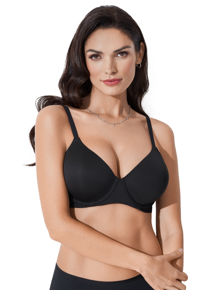 Shape Trendy Wireless Non-padded Molded Cup Cotton Bra With J-hook