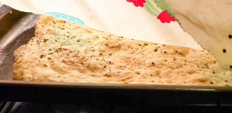 Ideal Wrap - Recipe of the Month - No-Knead, Super Easy Restaurant-Style Focaccia Bread