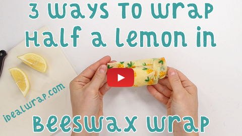 Ideal Wrap on YouTube! 3 Ways to Wrap Half a Lemon