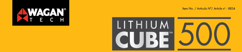 Wagan tech - lithium cube 500 banner