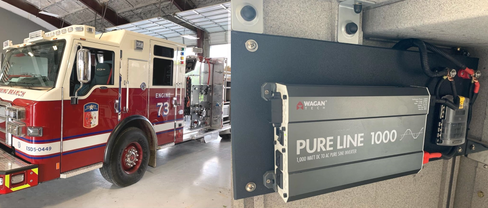 pure line inverter fire truck