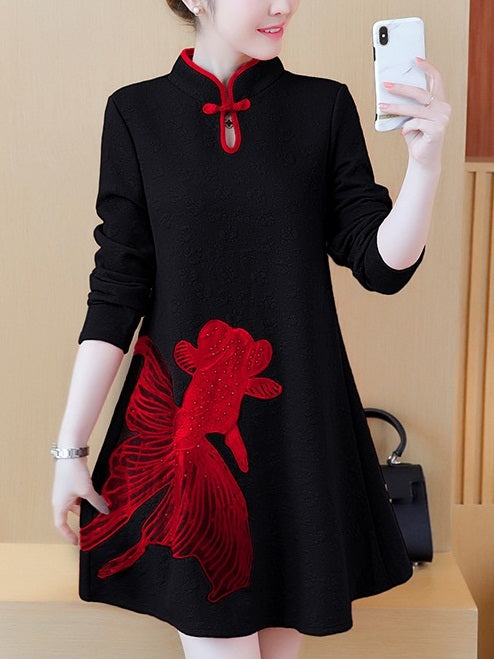 plus size qipao dress