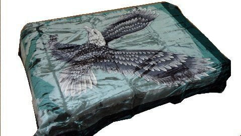 Solaron Korean Blanket Throw Eagle Thick Mink Plush King Original Lice