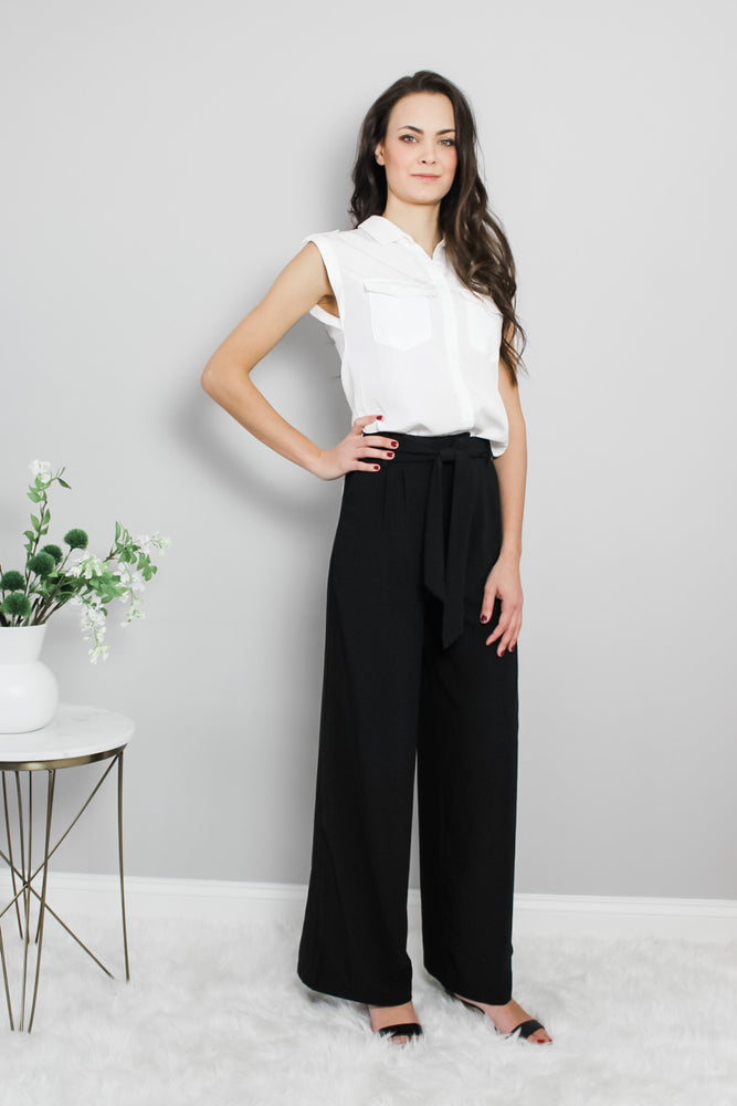 wide leg work pants