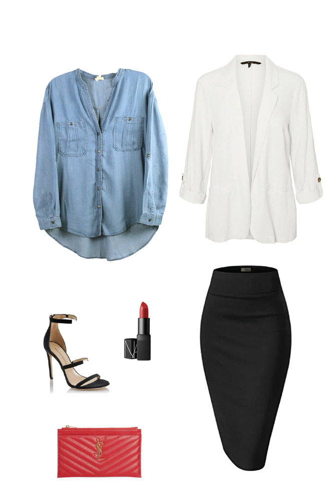 Glow Fashion Boutique How to Wear a Chambray Shirt