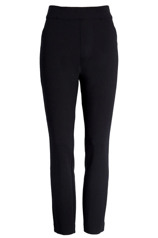 Black Belted slim-leg tapered trousers | GOLDWIN | MATCHES UK