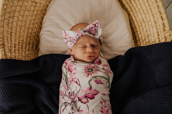 MOD AND TOD Stretchy Swaddle | Everly modandtod.com baby swaddle wrap