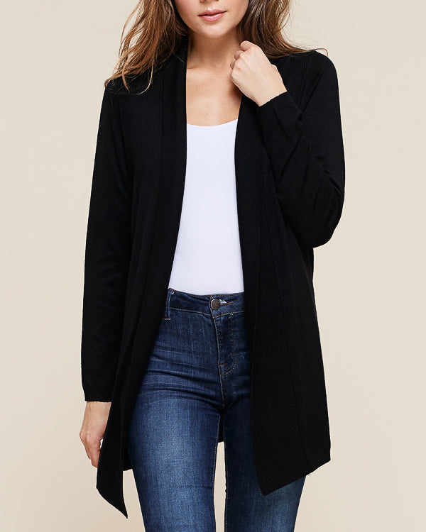 long black cardigan