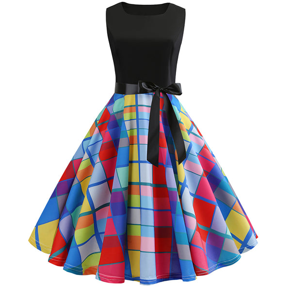 Vintage Dress | Tea Party Dress | Hepburn Dress | Cocktail Dress– Itopfox