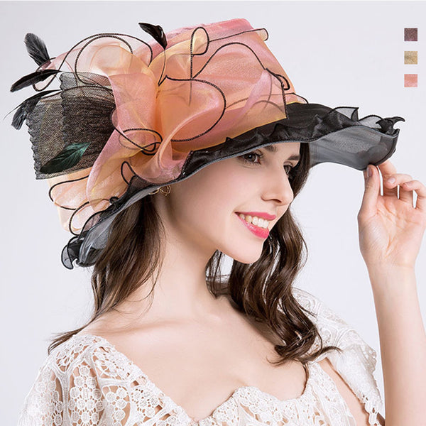 Kentucky Derby Hat | Tea Party Hat | Organza Floppy Hat | Top Hat– Itopfox