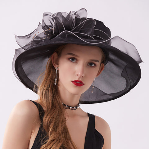 Image of Wide Brim Tea Party Kentucky Derby Hats