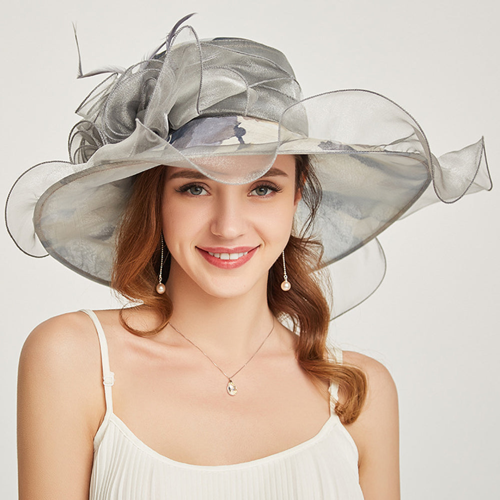 Organza Tea Party Kentucky Derby Hat - Itopfox