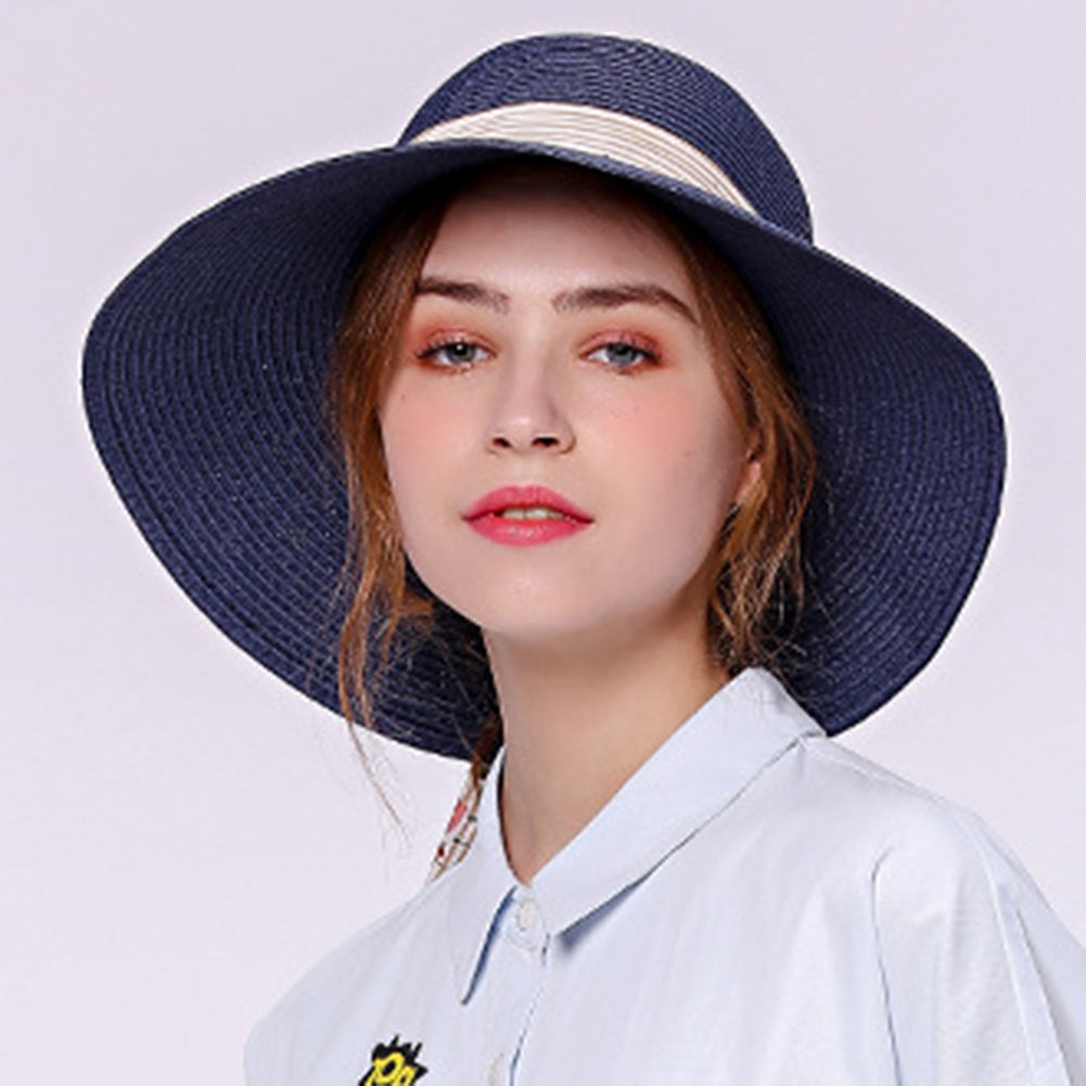 Wide Brim Beach Sun Hat - Itopfox