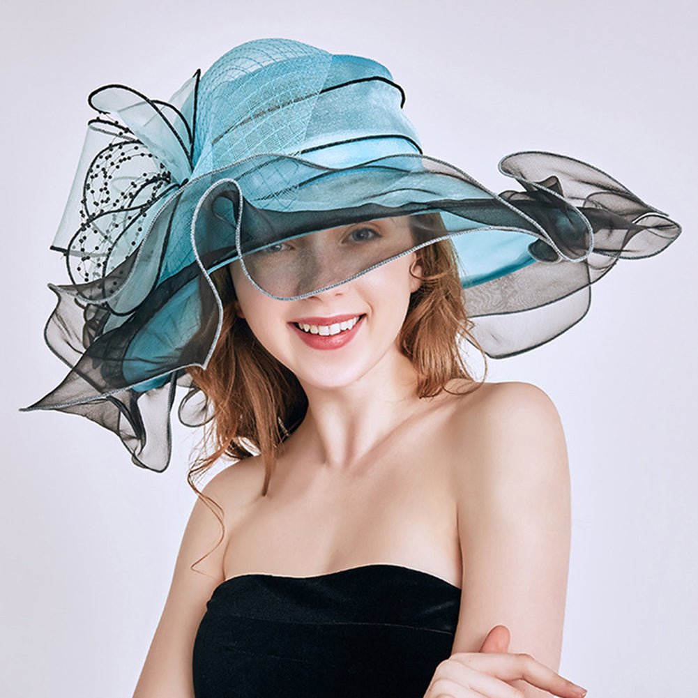 Organza Floppy Kentucky Derby Hat 