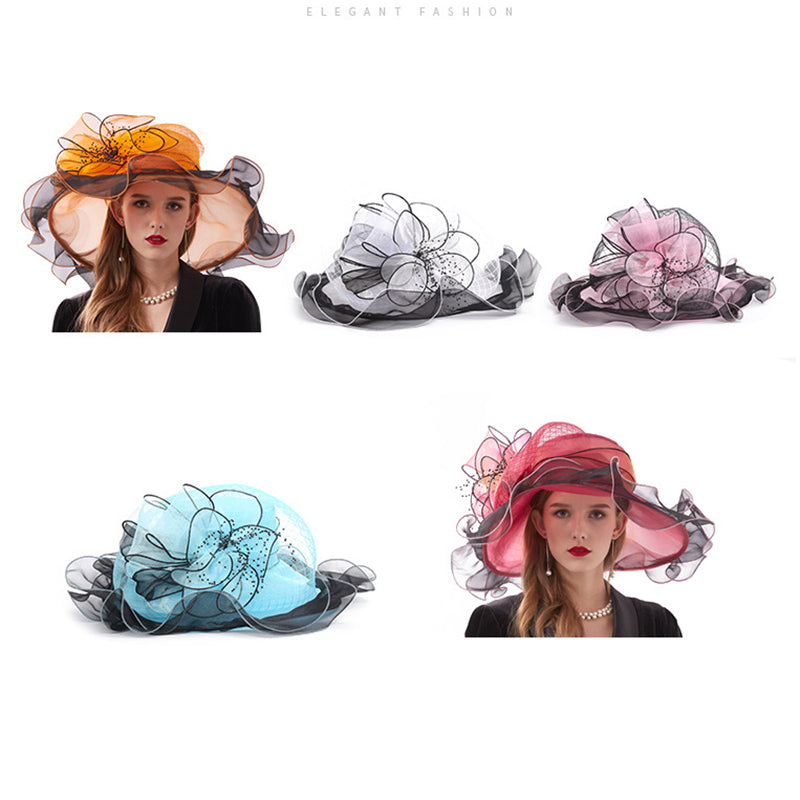 Organza Floppy Kentucky Derby Hat Itopfox 