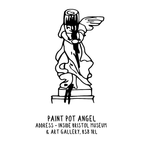 Paint Pot Angel Banksy