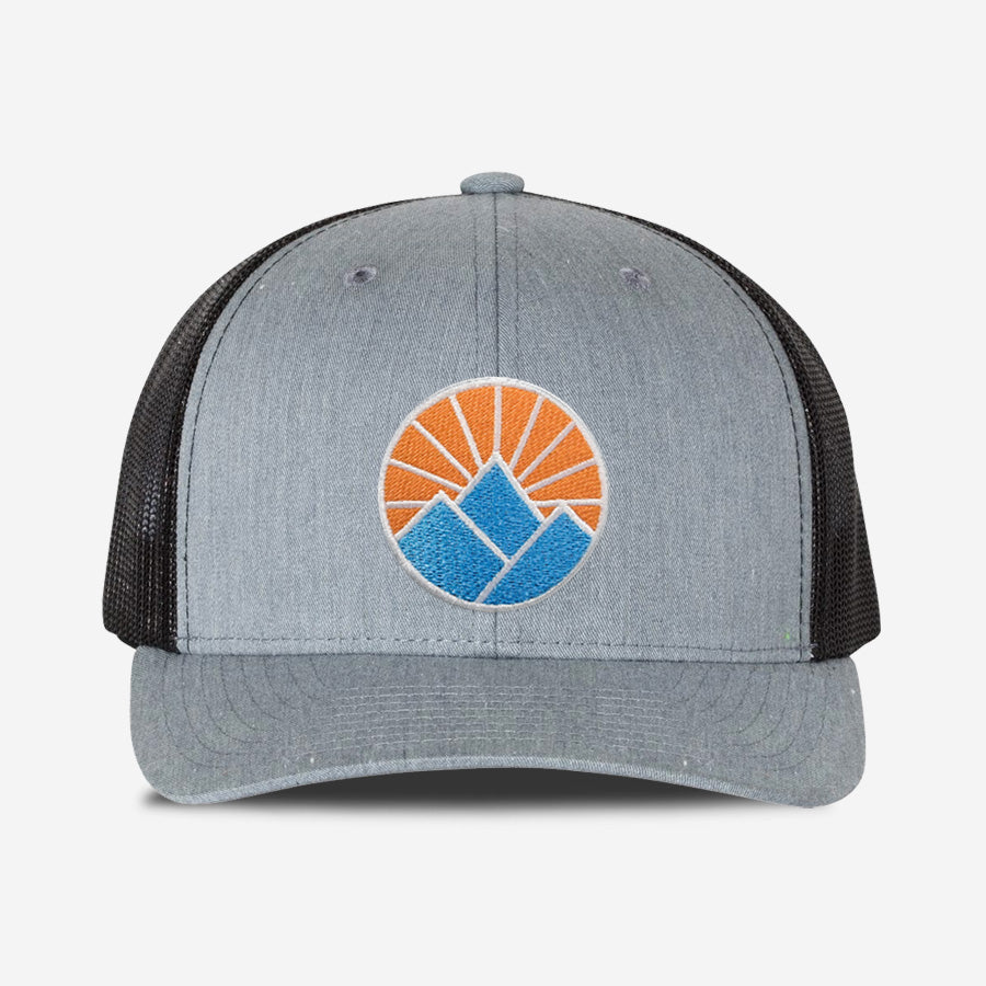 Sun Mountain Trucker Hat - Grey/Black, Tuck Life