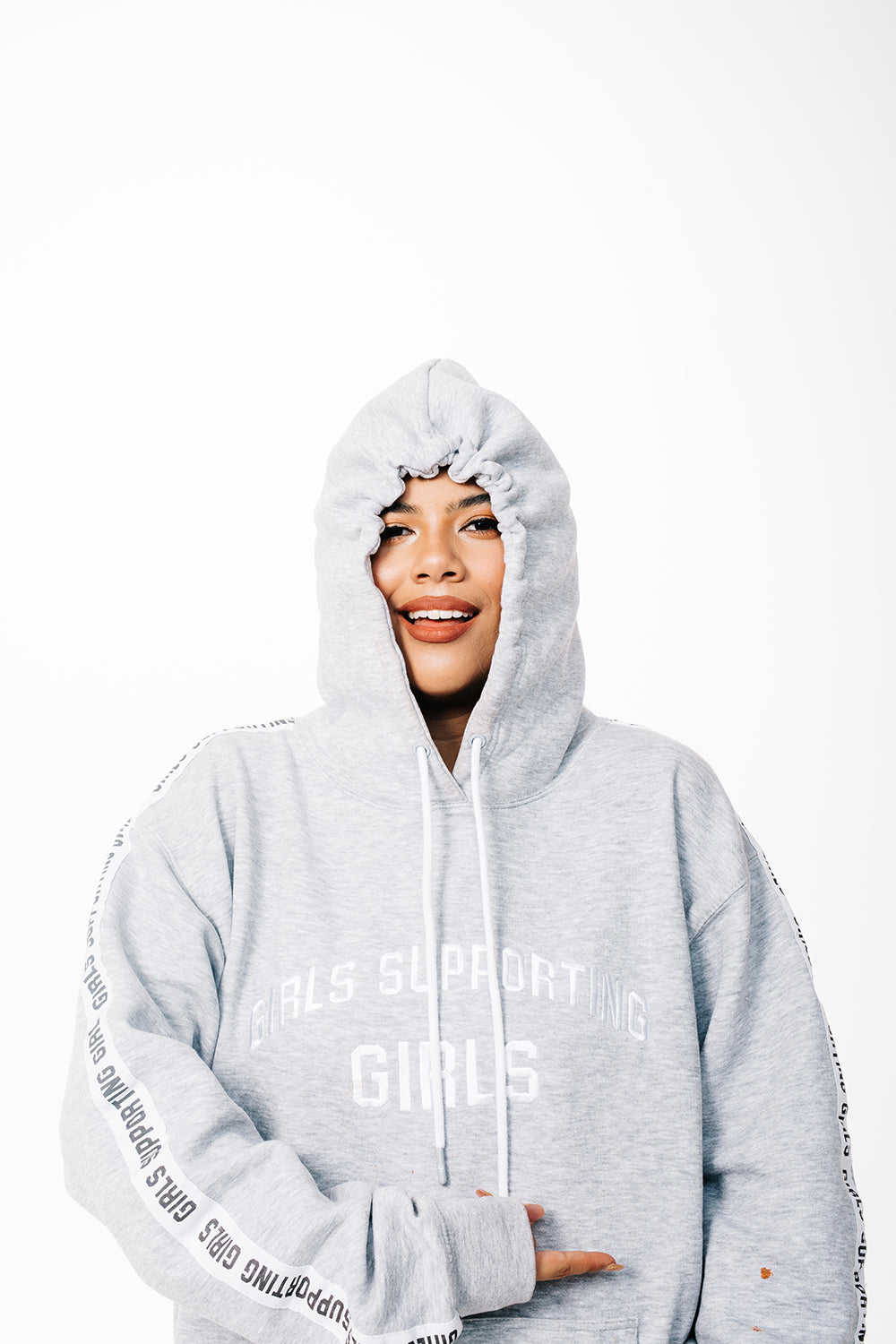 adelaine morin girls supporting girls hoodie
