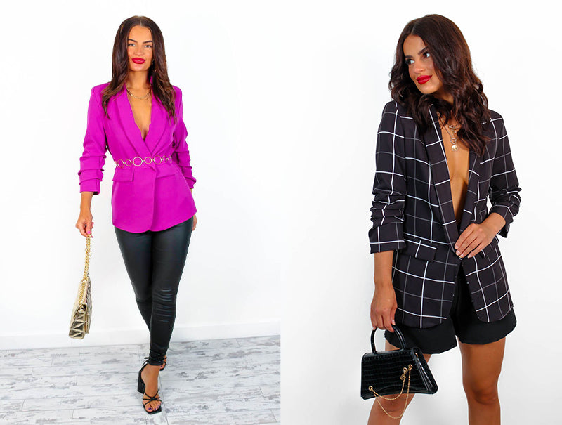 15 Ways To Wear Leather Pants With A Blazer - Styleoholic