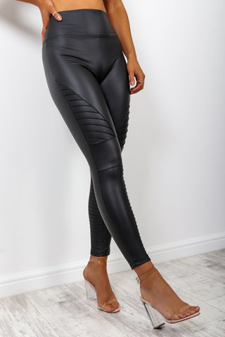Not Just A Pretty Lace - Black High-Waisted Lace Leggings – DLSB