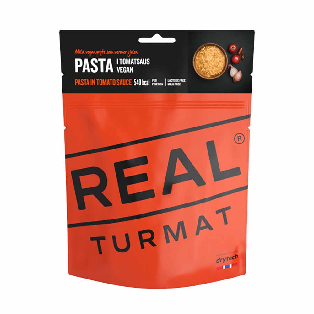 Real Turmat Retkiruoat Pasta in Tomato Sauce (L) Treeline Outdoors