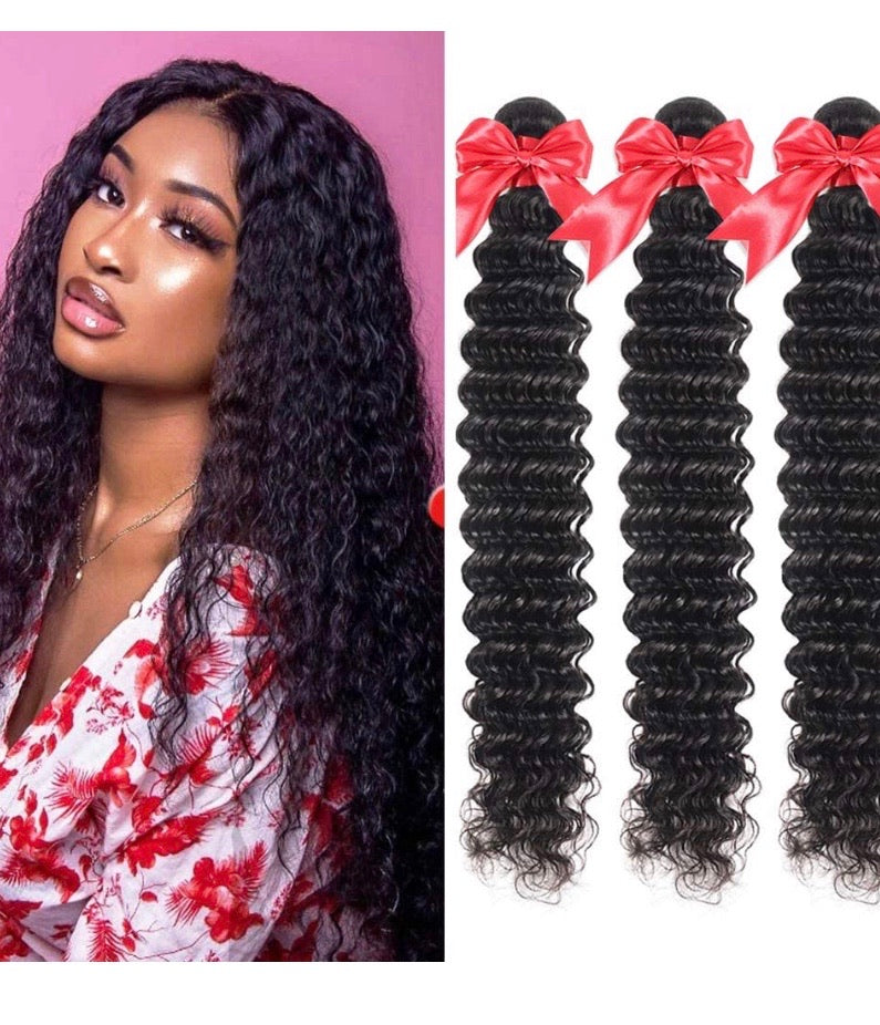 Body Wave Human Hair Bundles for Women1618202224 Inch Unprocessed Brazilian  Hair Wave Bundles Natural Wavy Hair Extensions for Makeup Stage Cosplay  Party 20 Inch Beauty  Personal Care