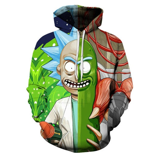 pickle rick pullover