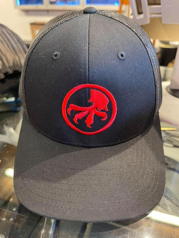 Microtech Claw Logo hat Black with Red logo-Hats-microtech-Mimeocase Tactical/ Nashville Tactical Lounge