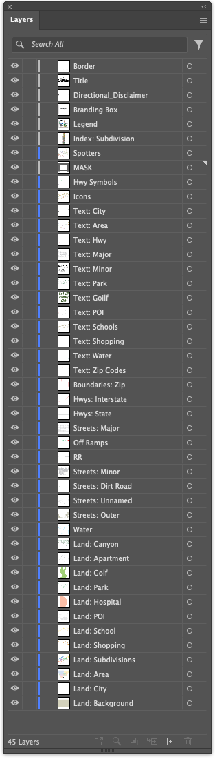 Otto Maps individual layers in Illustrator