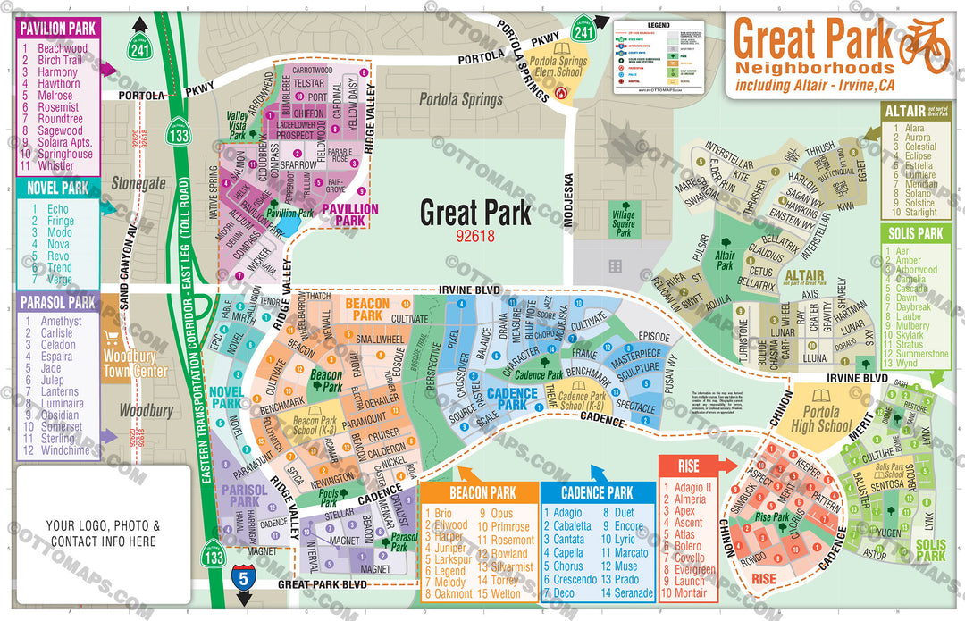 irvine spectrum map