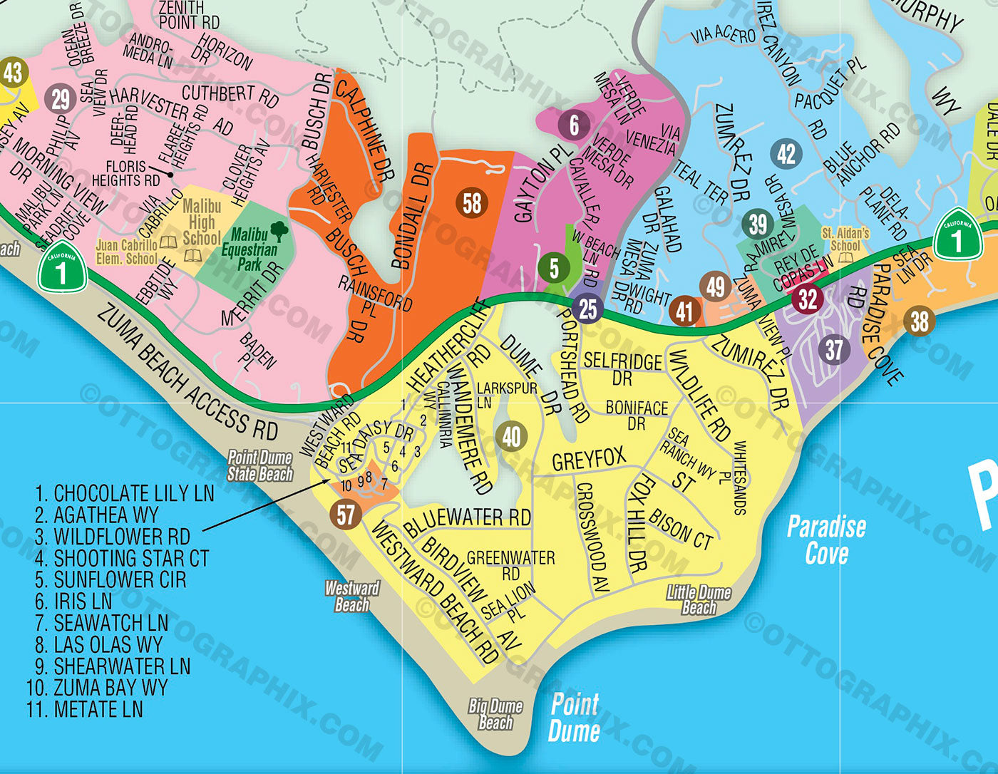 map malibu area        <h3 class=