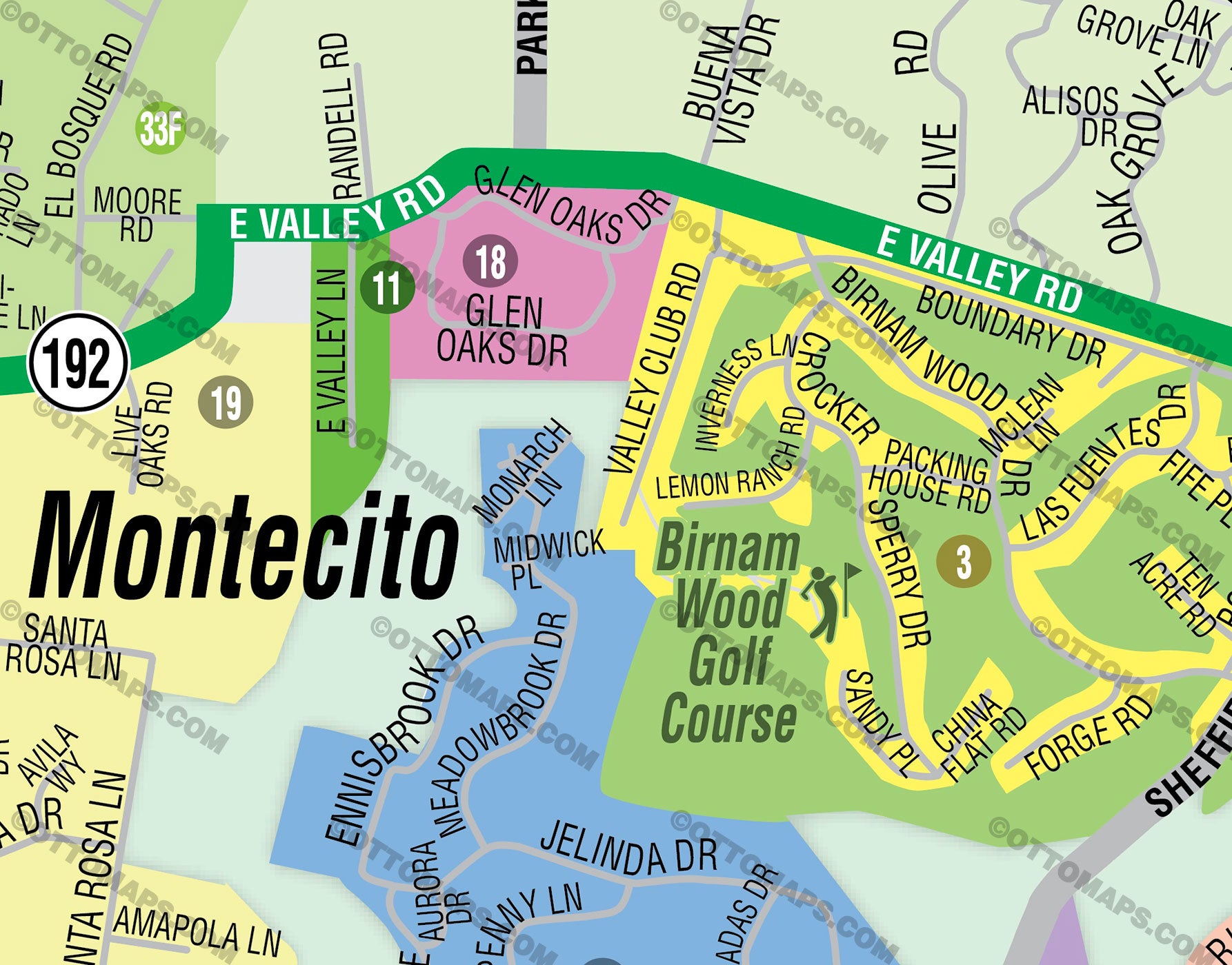 Montecito Map With Summerland And Eucalyptus Hills Santa Barbara Cou   MontecitoSubdivisionMap ZOOM 1024x1024@2x 