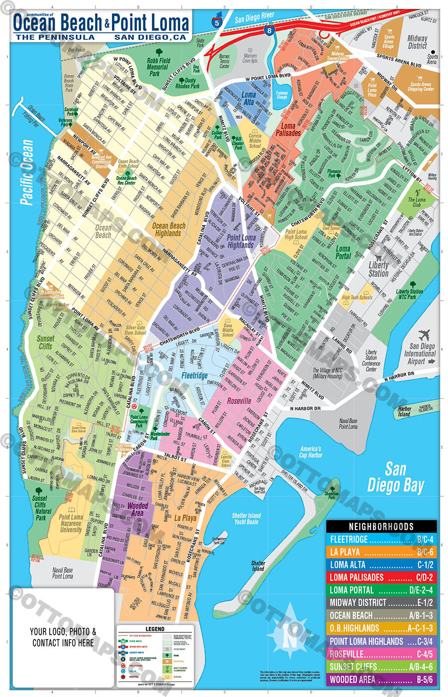 Ocean Beach Map Point Loma Map Neighborhoods Otto Maps   OceanBeachPointLomaNeighborhoodMap 580x@2x 