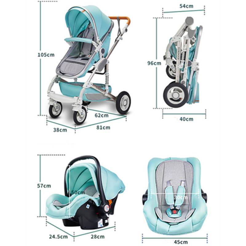 3 in 1 baby stroller travel system