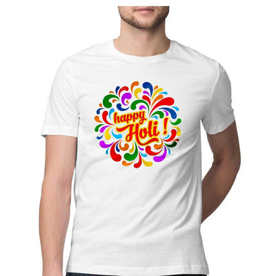 Colorful Happy Holi Tshirt - Mister Fab