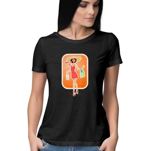 Shopping Women Round Neck T-Shirts - Mister Fab