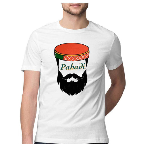 Pahadi Beardman Round Neck T-Shirt - Mister Fab