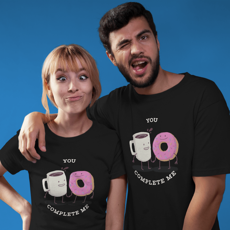 You Complete Me Couple T-Shirts – Mister Fab